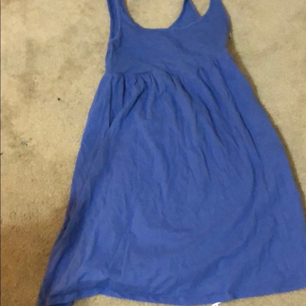 Blue tank dress